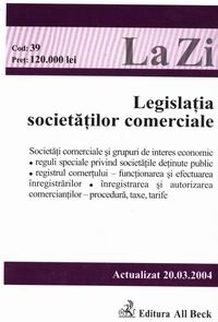 Legislatia societatilor comerciale actualizat la 20 martie 2004