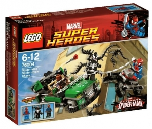 LEGO Spider-Man : Urmarirea cu Spider-Cycle - 76004