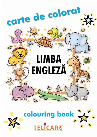 Limba engleza. Carte de colorat