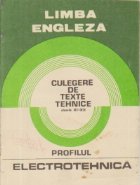 Limba engleza Culegere texte tehnice