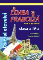 Limba Franceza Caietul elevului clasa