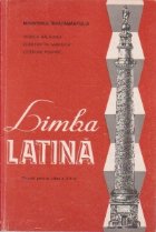 Limba latina - manual pentru clasa a VIII-a