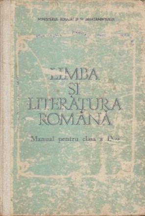 Limba si literatura romana - Manual pentru clasa a IX-a