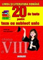 Limba literatura romana teste pentru