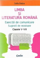 Limba literatura romana Exercitii comunicare