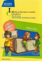 Limba literatura romana Comunicare Fise