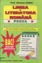 Limba literatura romana Proza pentru