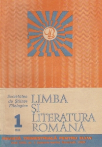 Limba si literatura romana, Nr. 1/1989 - Revista trimestriala pentru elevi