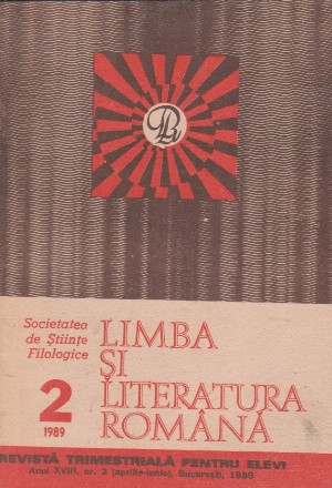 Limba si literatura romana, Nr. 2/1989 - Revista trimestriala pentru elevi