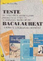 Limba literatura romana Teste evaluare