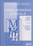 Limba romana actuala Fonetica vocabular