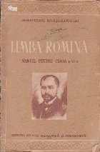 Limba Romana Manual pentru clasa