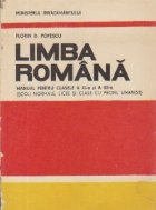 Limba romana manual pentru clasele