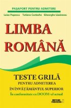 Limba romana Teste grila pentru