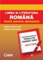 Limba literatura romana Teste pentru