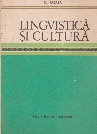 Lingvistica si Cultura