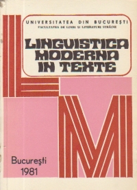 Lingvistica moderna in texte