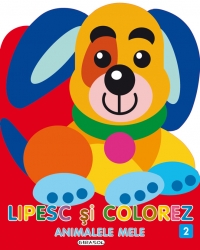 Lipesc si colorez animalele mele 2