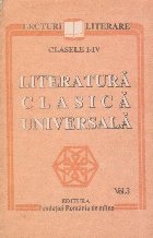 Literatura clasica universala Volumul III