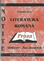 Literatura romana Sinteze pentru examenul