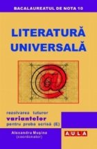 Literatura Universala Rezolvarea tuturor variantelor