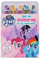 My Little Pony. Set de colorat si de activitati (contine 5 creioane si 5 radiere)