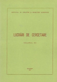 Lucrari de cercetare, Volumul al XII-lea