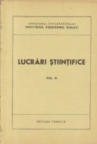 Lucrari stiintifice Volumul III lea