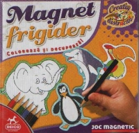 Magnet frigider - Coloreaza si decupeaza