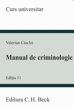 Manual de criminologie