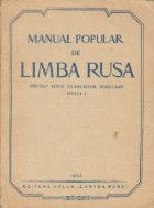 Manual popular de limba rusa pentru uzul cursurilor populare, Ciclul I