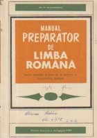 Manual preparator Limba Romana pentru