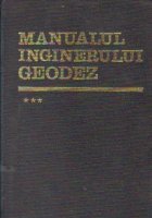 Manualul inginerului geodez, Volumul al III-lea