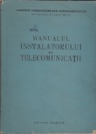 Manualul instalatorului telecomunicatii manual pentru