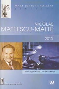 Mari juristi romani- Nicolae Mateescu- Matte