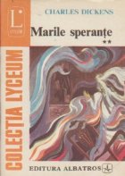 Marile sperante Volumul lea