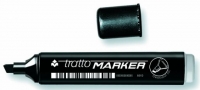 Marker Tratto, varf tesit, negru