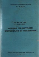 Masini electrice Defectiuni remedieri Note