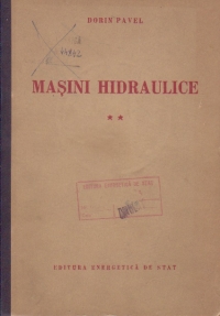 Masini hidraulice, Volumul al II-lea