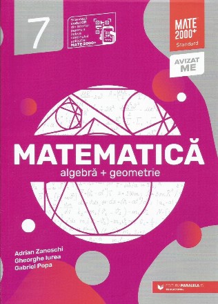 Matematică : algebră, geometrie,clasa a VII-a