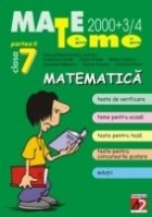 MATEMATICĂ. CLASA A VII-A. PARTEA A II-A