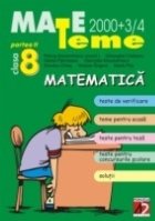 MATEMATICĂ. CLASA A VIII-A. PARTEA A II-A