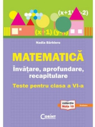 Matematică. Învăţare, aprofundare, recapitulare. Teste pentru clasa a VI-a