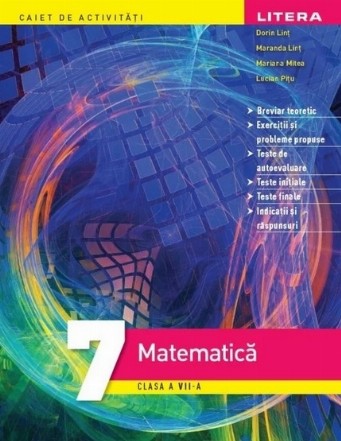 Matematica. Caiet de activitati. Clasa a VII-a