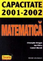 Matematica Capacitate 2001 2002