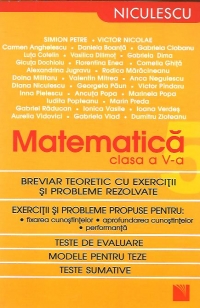 Matematica clasa a V-a. Breviar teoretic cu exercitii si probleme rezolvate