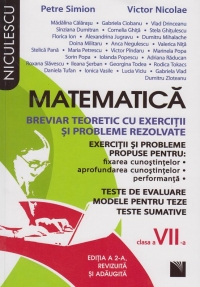 Matematica clasa a VII-a. Breviar teoretic cu exercitii si probleme rezolvate (editia a doua)