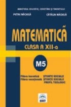 Matematica Manual pentru clasa XII