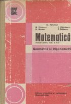 Matematica Geometrie trigonometrie (Manual pentru