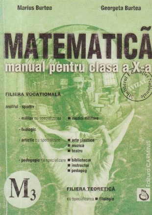 Matematica. Manual pentru clasa a X-a - M3